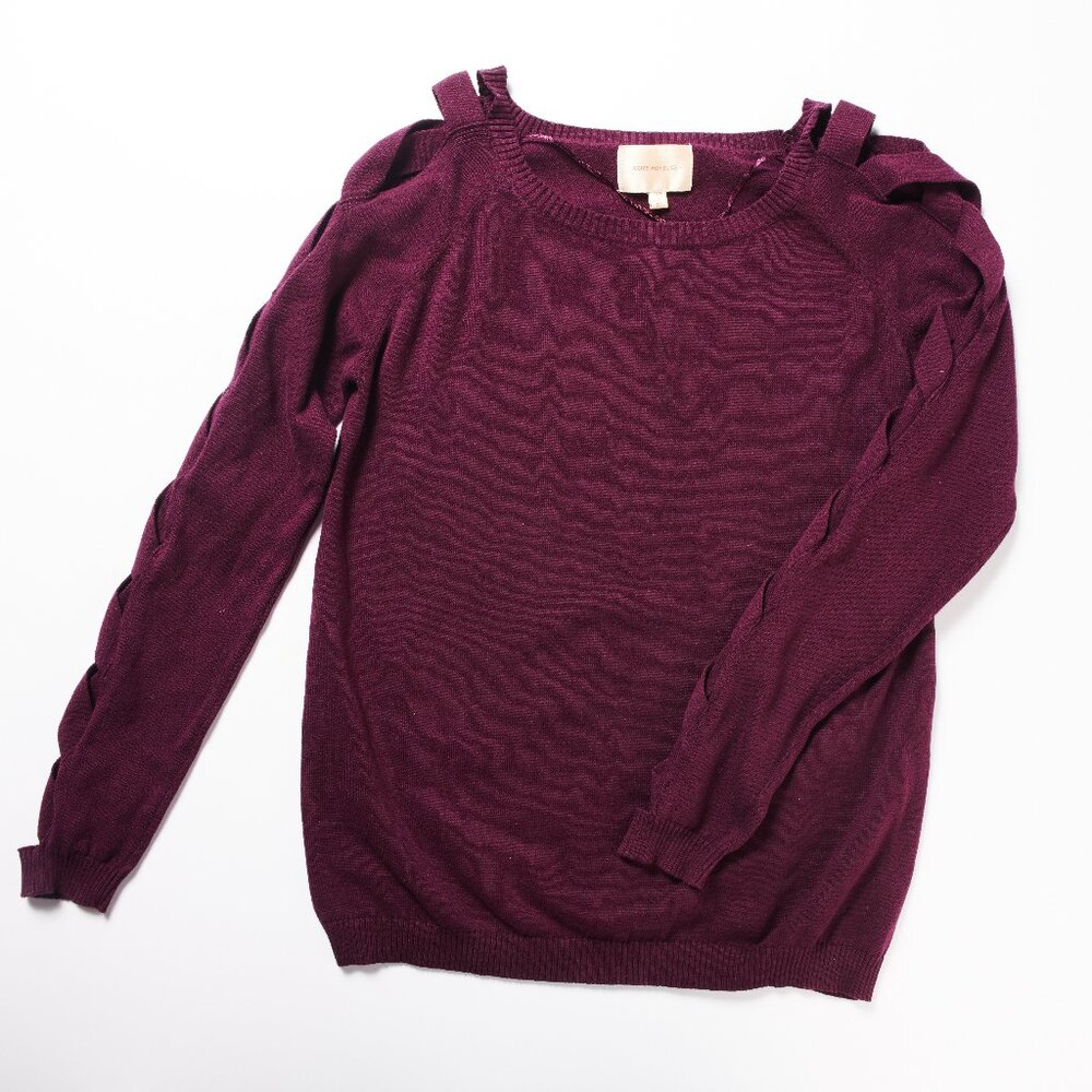 Skies are Blue Sweater - Purple Burgundy in Color - New with Tags - Medium